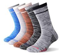 Men's Hiking Walking Socks, FEIDEER Multi-Pack Wicking Cushioned Outdoor Recreation Hiking Crew Socks - - Large