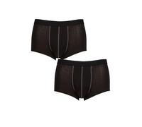 Sloggi Men's 24/7 Hipster 2P Plain Boxer Briefs, Black, Small (Manufacturer Size:32)