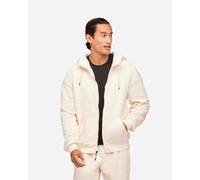 Men's HOKA Essential Full Zip Hoodie in Eggnog, Size Medium