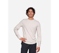 Men's HOKA Essential LS T-Shirt in Sesame Htr, Size 2XL