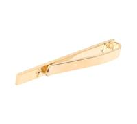 Men's Hollow Cross Tie Clip in Copper Gold Finish for Formal Wear | Minimalist Design, Secure Hold, Church and Interview Use, Religious Gift