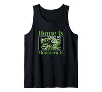 Mens Home is Where My Monstera is for A Gardener Philodendron Fan Tank Top