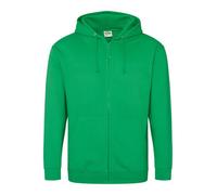 Mens Hooded Sweat Jacket Full Zip Up Hoodie Plain Zipped Sweatshirt Jumper AWDis