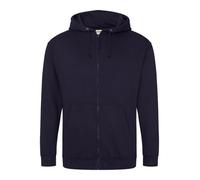 Mens Hooded Sweat Jacket Full Zip Up Hoodie Plain Zipped Sweatshirt Jumper AWDis