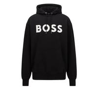 Mens Hoodie BOSS Black Pullover Oversize Top With Logo - Sullivan 16 Size XXL