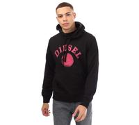 Men's Hoodie Diesel S-Ginn 9-D Pullover in Black