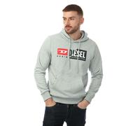 Men's Hoodie Diesel S-Girk Cuty Felpa Pullover in Grey