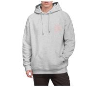 Men'S Hoodie Men's Plush Hooded Sweatshirt God's Arrangement Is Worth Waiting Letter Printed Top With Hood Drawstring Pockets (Light Gray, XXL)