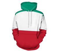 Mens Hoodie Pullover Classic Hooded Top Kuwait national flag Ribbed Cuff Long Sleeve Sweatshirt Kangaroo pocket Available in Plus Sizes,White,XL