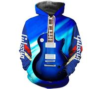 Men'S Hoodie Retro Trend 3D Digital Printing Long-Sleeved Sweatshirts Casual Sport Kangaroo Pocket Pullover DD-02 3XL