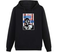 Mens Hoodie Sweatshirt Hoodie Gg Allin Hated In The Nation Punk Rock Cult Murder Junkies Hooded with Drawstring Pockets Size L Black