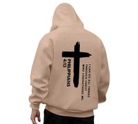 Mens Hoodies Bible Verse Graphic Hooded Sweatshirt Inspirational Religious Faith Cross Pullover Hoodie Drawstring Long Sleeve Plain Casual Tops Christian gifts for Men