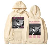 Men's Hoodies Fashionable Casual Sports Long Sleeve Comfortable Streetwear Top Singer Jon Batiste Merch 2D Print Retro Hoody Men's and Women's Long Sleeves-Khaki||s