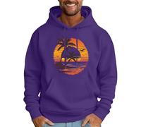 Mens Hoodies God Is My Refuge Hoodie for Men Casual Shirt Long Sleeve Pullover Trendy Tops Men's Christian Letter Graphic Hooded Fall Winter Sweatshirt (ZZ11-Purple, L)