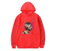 Men's Hoodies Neutral Street Fashion Harajuku Pullovers Men's and Women's Long Sleeves Singer Jon Batiste Merch 2D Print Retro Hoody Comfortable Streetwear Top-Red||4x_l