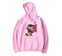 Men's Hoodies Neutral Street Fashion Harajuku Pullovers Men's and Women's Long Sleeves Singer Jon Batiste Merch 2D Print Retro Hoody Comfortable Streetwear Top-Pink||3x_l