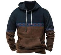 Mens Hoodies Pullover UK,Fleece Hooide for Men Tactical Sweatshirt Cargo Aztec Ethnic Hooded Sweatshrits Casual Workout Graphic Print Gym Sports Running Winter Jackets