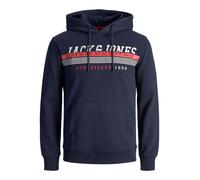 Mens Hoodies Pullover Warm Jack & Jones Hooded Sweatshirt Logo Printed Casual