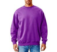 Men's Hoodies Round Neck Sweatshirts Oversized Hoodie With Pockets Long Sleeve Fleece Tops Plain Baggy Pullovers Big And Tall Sweaters Work Gym Golf Hoody Smart Jumper Fall Winter Clothes Mens Clothes