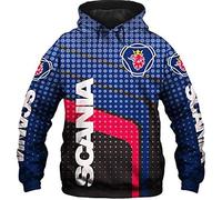 Mens Hoodies Sc.an.ia, Lightweight Breathable Graphic Hoodie with Kan.garoo Pockets, Fashion Casual Hoody, for Sports Workout and Activities, Hood(Multicolor,XL)