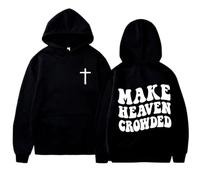 Men's Hoodies Small Cross Subtle Christian Minimalist Religious Faith Loose Fit Mid-Weight Fall Winter Warm Long Sleeve Hooded Casual Pockets Breathable Pullover Shirt2024 New