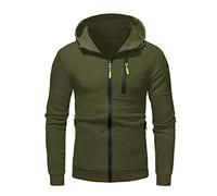 Men's Hoodies Zipped Gentlemen Tops Size 10 Jumpers Teacher Gifts Beach Men's Autumn Winter Top Blouse Slim Casual Solid Soft Top Coat Long Sleeve Hooded Sweatshirt Top Jacket Sale Promotion