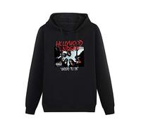 Men's Hoody Hollywood Undead 'Til I Die' Hoodies Pullover Long Sleeve Sweatshirts XL Black