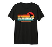Mens Horse Dad Like a Regular Daddy Equestrian Riding Fathers Day Premium T-Shirt