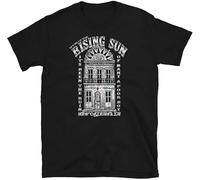 Men's House of The Rising Sun Orleans 1960S Animals T-Shirt N Roll Nola Easy Black M