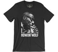 Men's Howlin Wolf T Shirt Vintage Style Lightweight Black O Neck Tee
