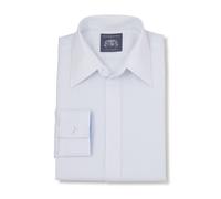 Men's Hudson Fine Blue Stripe Made-To-Measure Shirt - Size: One Size - Savile Row Company