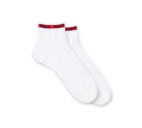 Men's Hugo 2 Pack of Logo Tape Socks in White