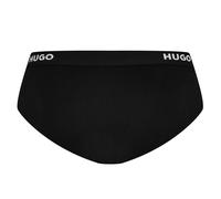 Men's Hugo 3 Pack of Hip Briefs in Black