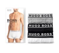 Men's Hugo Boss 3-PACK Boxers Underwear Cotton Classic Fit Solid Black & Multi