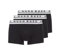 Mens Hugo Boss 3PK Boxer Trunk Black