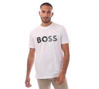 Men's Hugo Boss Large Logo T-Shirt in White