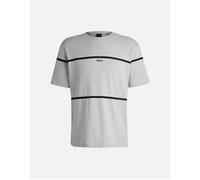 Men's Hugo Boss Men's Relaxed Fit Tercy Tape T-shirt - Grey