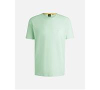 Men's Hugo Boss Pale Green Tales Men's Crew Neck T-Shirt - Blue - Size: 38