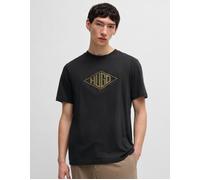 HUGO Mens Dalendi T-Shirt - Colour: 001 Black - Size: Large