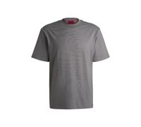 Men's Hugo Dapolino Logo Print T-Shirt in Grey