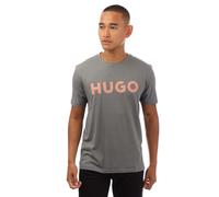 Men's Hugo Dulivio Logo Print T-Shirt in Grey