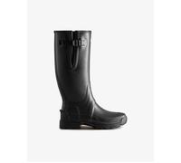 Hunter Balmoral Side Adjustable Neo Lined Tech Sole Tall Men's Wellington Boots - Black UK 11