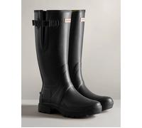 Hunter Balmoral Side Adjustable Neo Lined Tech Sole Tall Men's Wellington Boots - Black UK 11