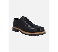 Men's Hunter Mens Black Cawdor Brogue Gibson Shoes