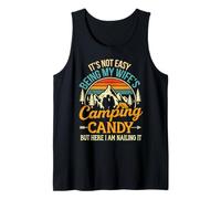 Mens Husband and Wife Camping Partners Tank Top