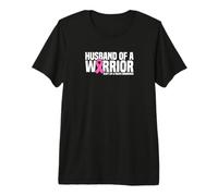 Mens Husband of a Warrior Cleft Lip and Palate Awareness Premium T-Shirt