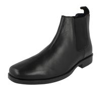 Hush Puppies Brennan Leather Men's Black Boots - UK 10 / EU 45 / US 11
