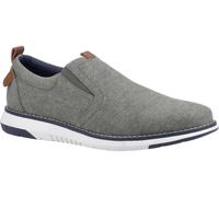 Mens Hush Puppies Benny Casual Slip On Smart Canvas Trainers Shoes Sizes 6 to 11