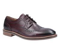 Hush Puppies Bryson Leather Men's Bordo Brogues Shoes UK 9