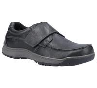 Hush Puppies Casper Comfort Strap Memory Foam Men's Shoes Men's Trainers, Size 9 In Black